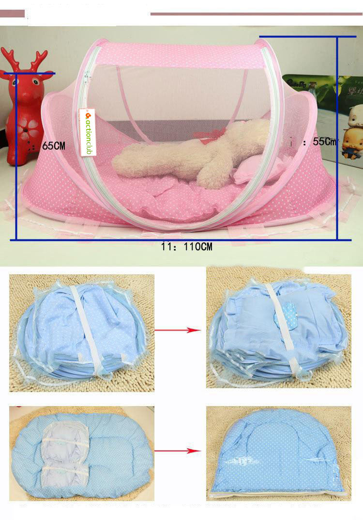 Foldable Baby Bed with net